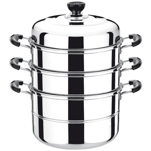 Мантоварка Мастерица, Нержавеющая сталь, 3 яруса, 5 л