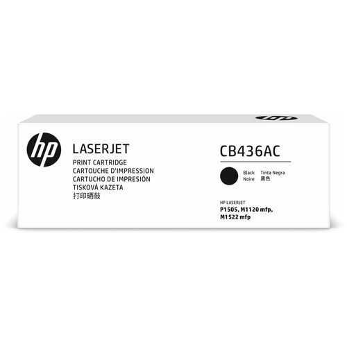 Тонер-картридж HP LaserJet CB436A Black Print Cartridge Contract