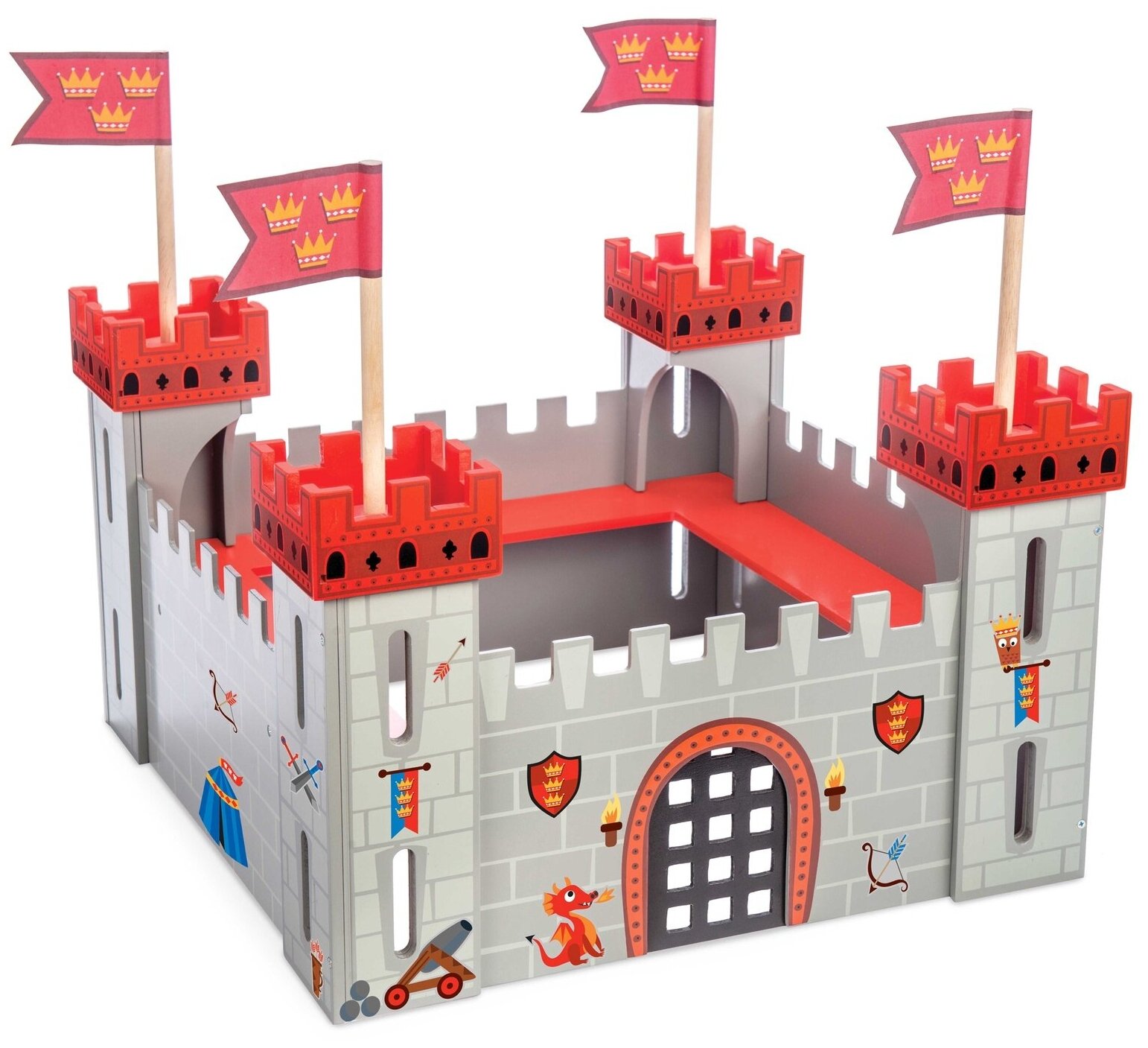 Замок Le Toy Van Мой первый замок красный - фото №3