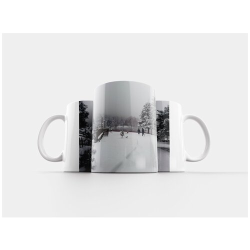 фото Кружка "снег, зима, дерево" 320 мл lotsprints