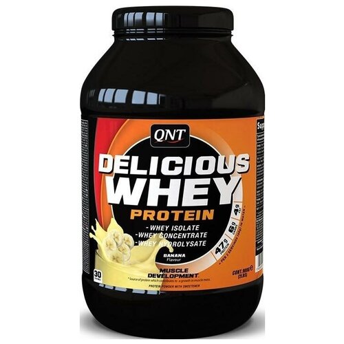 QNT Delicious Whey Protein (Клубника) (908 грамм) Клубника