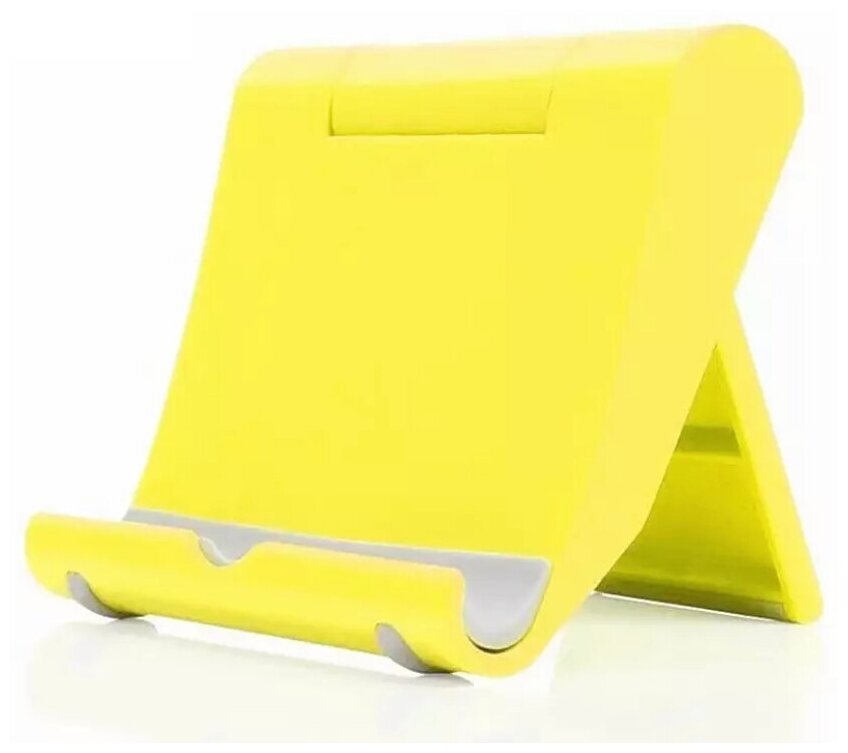 фото Подставка для телефона раздвижная , держатель для мобильного телефона №56 желтая
