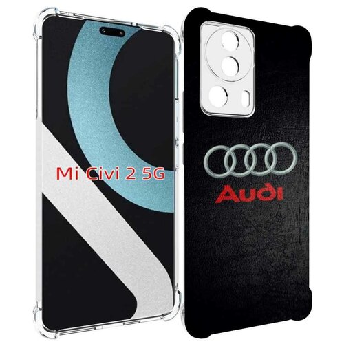 Чехол MyPads audi ауди 6 мужской для Xiaomi Civi 2 задняя-панель-накладка-бампер чехол mypads audi ауди 6 мужской для xiaomi 12s ultra задняя панель накладка бампер