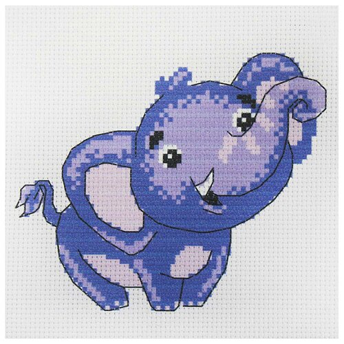 209 Набор для вышивания Hobby & Pro Kids 'Слоненок' 19*18см