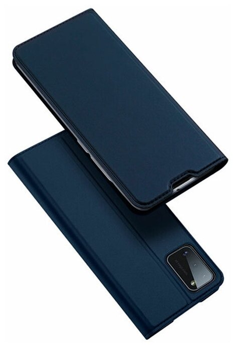Чехол-книжка Dux Ducis для Samsung A41, серия Skin Pro (синий)