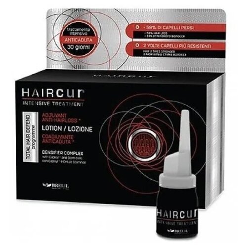 Brelil Hair Cur - Лосьон против выпадения волос со стволовыми клетками и капиксилом 10х6 мл