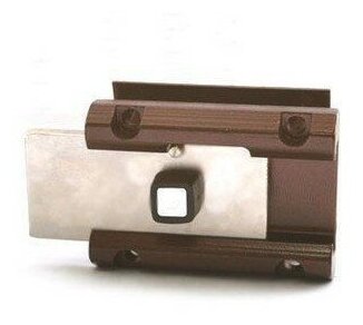 Замок накладной Поливектор Барьер 3 МК Гост 3, цвет коричневый - фото №5