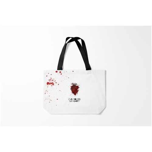 фото Сумка-шоппер / 46х35 см / рок / bring me the horizon can you feel my heart bmth burnettie