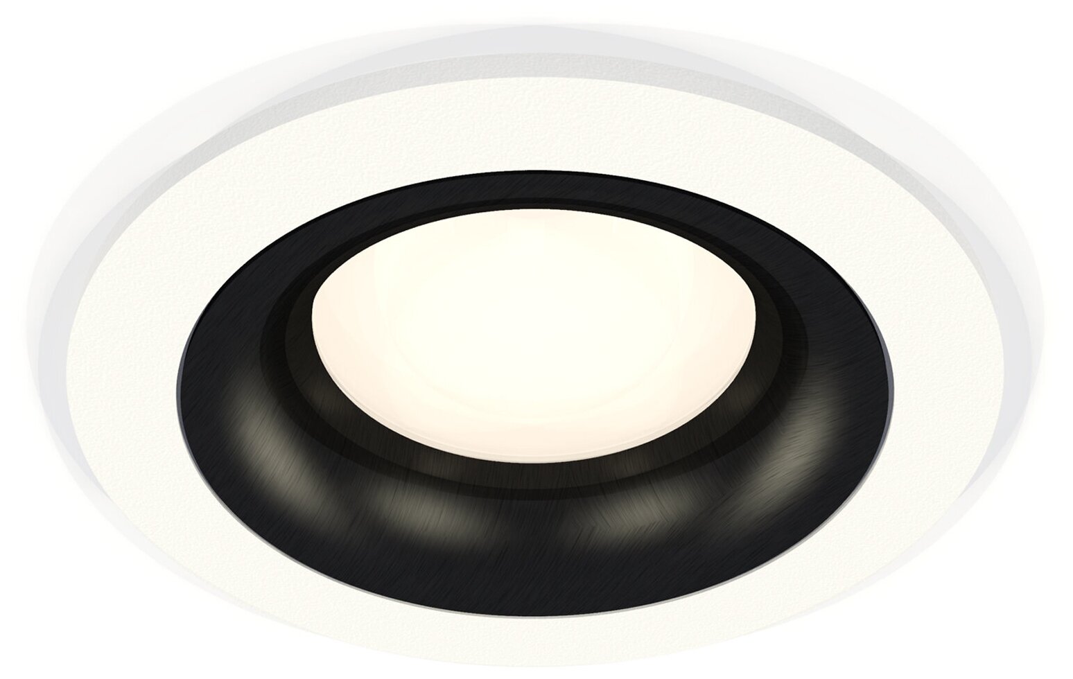 Встраиваемый светильник XC7621002 SWH/PBK белый песок/черный полированный MR16 GU5.3 (C7621, N7011)