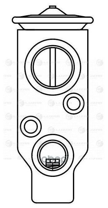 Клапан Расш. Кондиционера (Трв) Для Ам Chevrolet Lacetti (04-) (Ltrv 0578) Luzar арт. LTRV0578