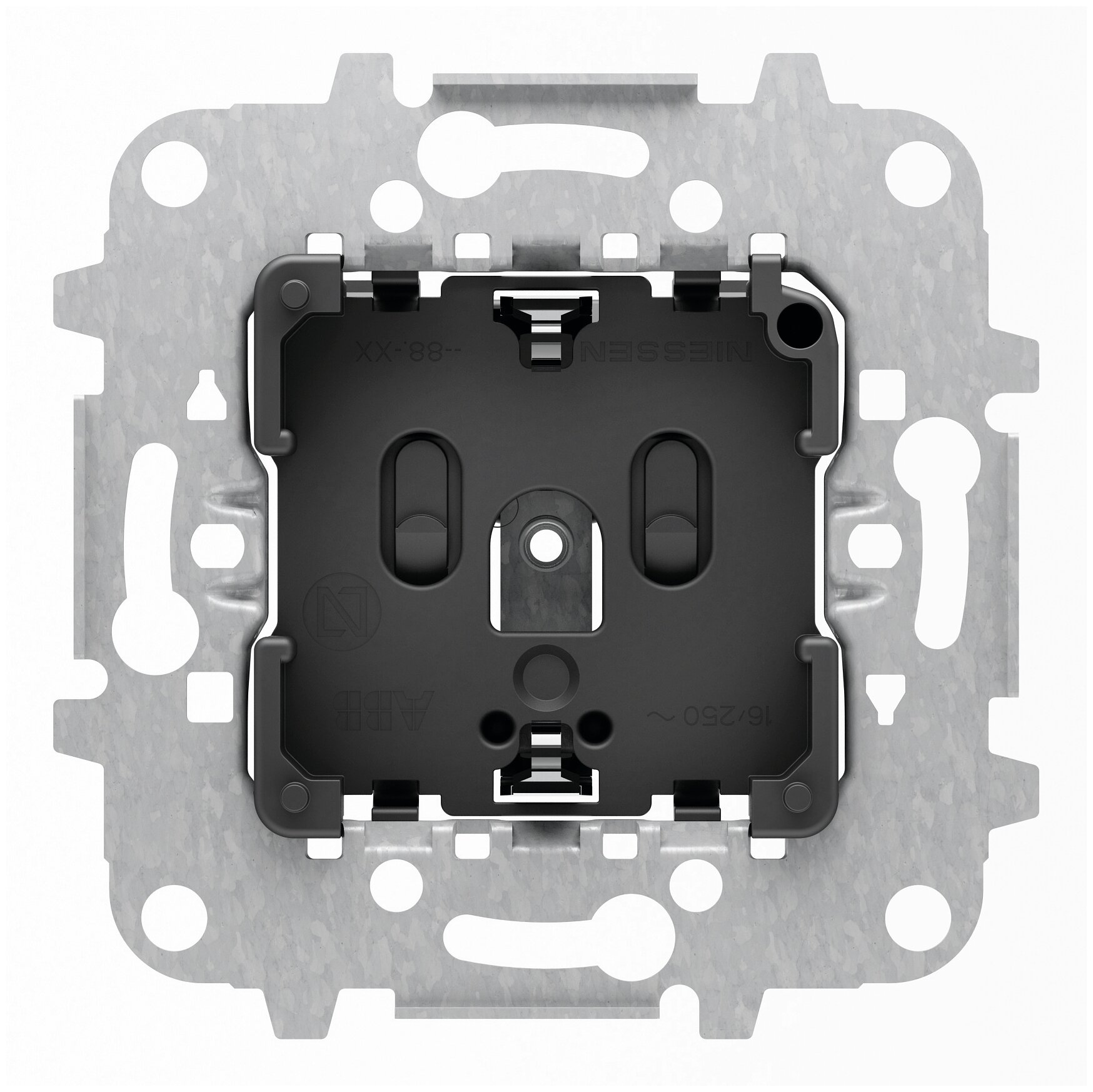 Розетка ABB 2CLA818890A1001 Sky Niessen 16 А с защитной шторкой с заземлением