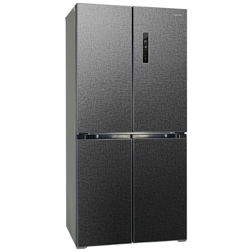 Холодильник HIBERG RFQ 490DX NFXQ INVERTER Cross Door 4 двери отдельностоящий Total No Frost инвертор 490 л объем цвет серебристый лен 11200000₽