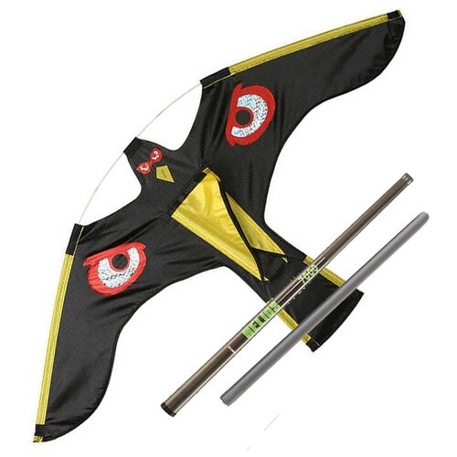 Отпугиватель птиц динамический/ Комплект Воздушный змей Коршун (6,5 м) для сада огорода защита клубники черешни от вредителей пугало садовое летающее