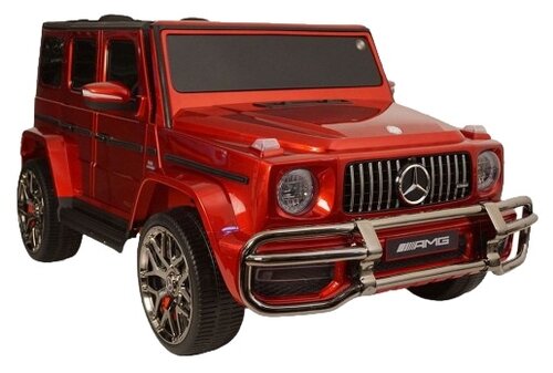 RiverToys Автомобиль Mercedes-AMG G63 4WD S307, вишневый глянец