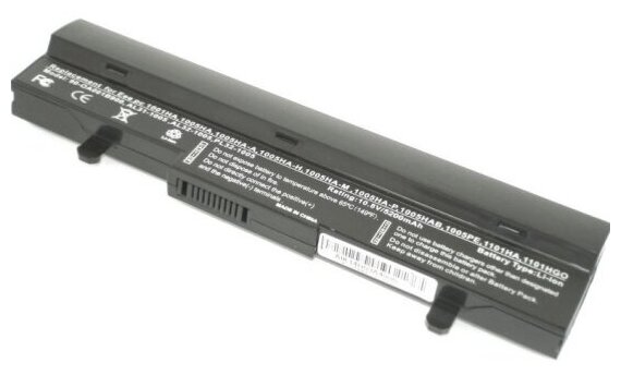 Аккумулятор для ноутбука Amperin для Asus Eee PC 1001 1005 5200mAh OEM черная