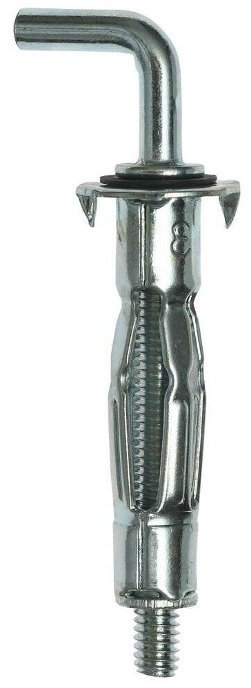 ЗУБР молли, М4 х 32 х 13 мм, 2 шт, анкер с крюком для пустотелых конструкций (4-302496-04-032)