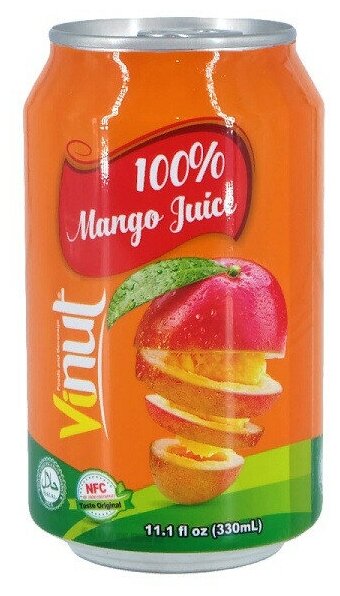 Сок Манго Vinut 100%, 330 мл