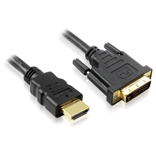 Кабель GCR HDMI (m) - DVI (m) (GCR-HD2DVI1-5.0m), 5 м, черный