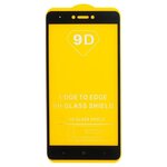 Защитное стекло 9D для Xiaomi Redmi Note 4X, черное - изображение