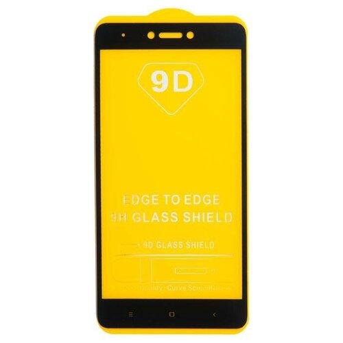 Защитное стекло 9D для Xiaomi Redmi Note 4X, черное