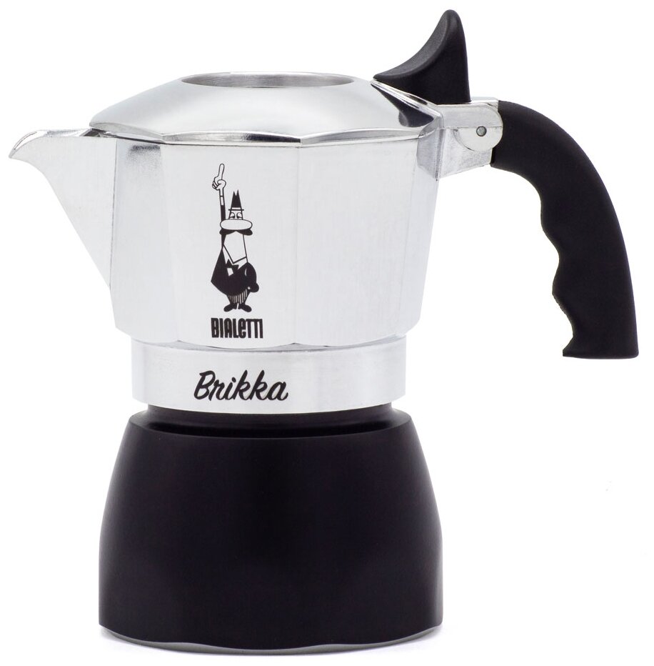 Bialetti BRIKKA 2 порции гейзерная кофеварка