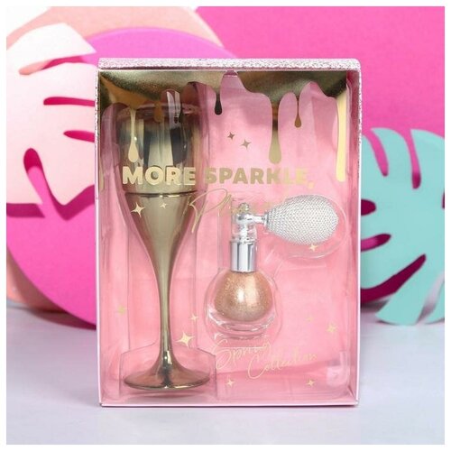 Купить Подарочный набор: парфюм и мерцающий хайлайтер More sparkle, please!, Без бренда