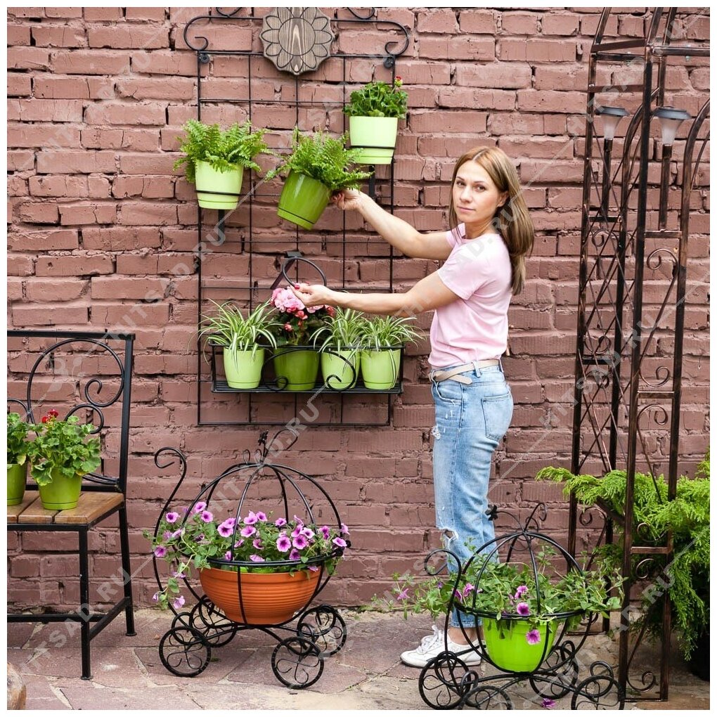 Садовая шпалера подвесная Flowerstand, металл, артикул 57-803 - фотография № 4