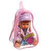 Кукла музыкальная Алина с косичками, в сумочке - изображение