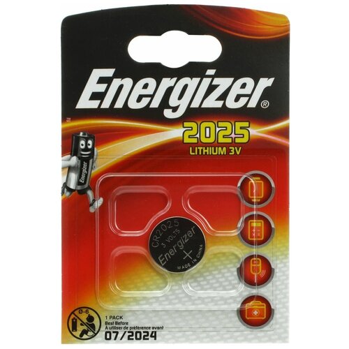 Батарейка Energizer CR2025 3V Lithium BL1/10