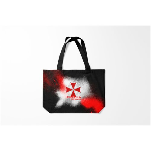 фото Сумка-шоппер / 46х35 см / геймерам / resident evil umbrella corp burnettie