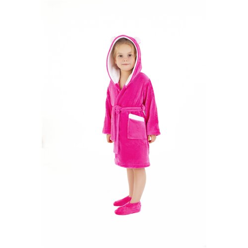 фото Халат мишка, s-family, размер 26, цвет малиновый