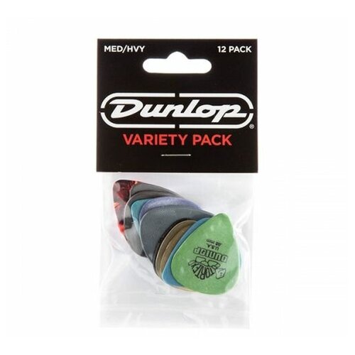 Набор медиаторов Guitar MED/HVY Pick Variety Pack 12шт, средние/толстые, Dunlop