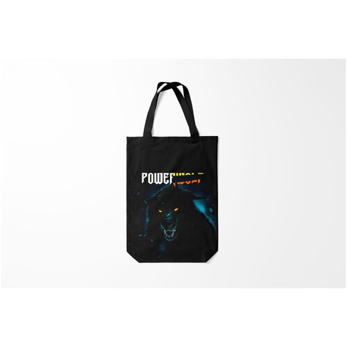 фото Сумка-шоппер / 31х42 см / разная музыка / металл powerwolf burnettie