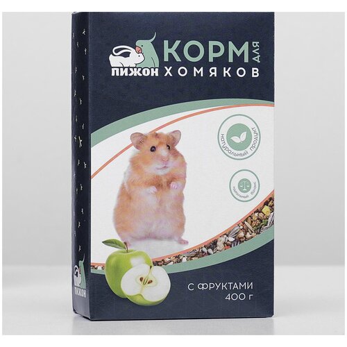 Корм Пижон для хомяков, с фруктами, 400 г