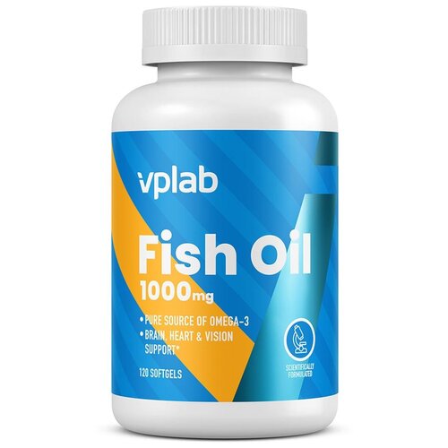 VPLab Fish Oil капс., 1000 мг, 120 шт.