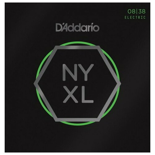 фото Струны для электрогитары d'addario nyxl0838 extra super light 8-38