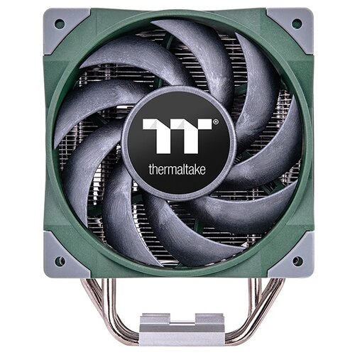 Кулер для процессора Thermaltake Toughair 510, серебристый/зеленый/серый