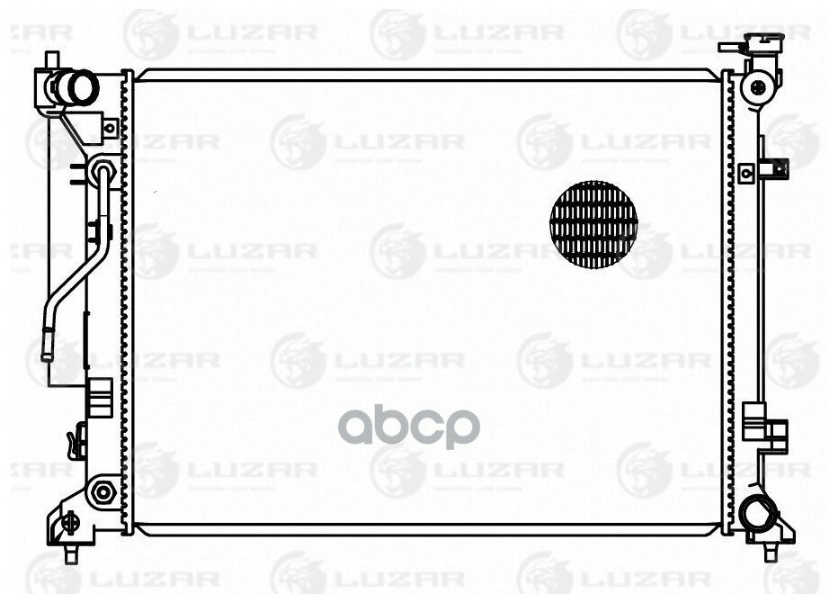 Радиатор охлаждения для автомобилей Optima (15-) 2.0i/2.4i AT LUZAR - фото №5