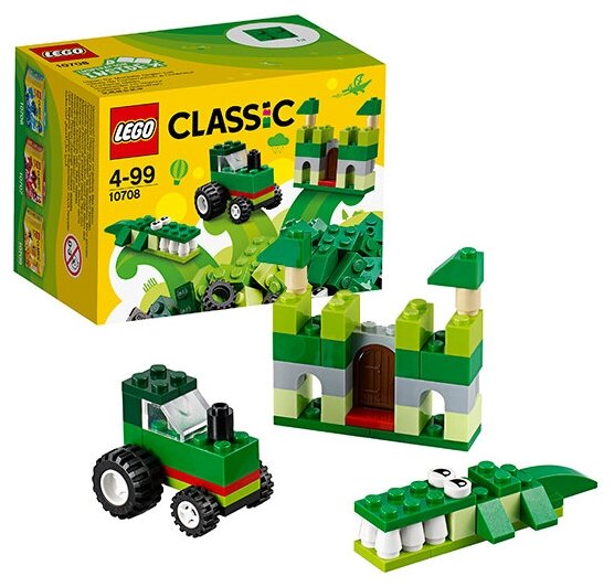 LEGO Classic Зелёный набор для творчества - фото №6