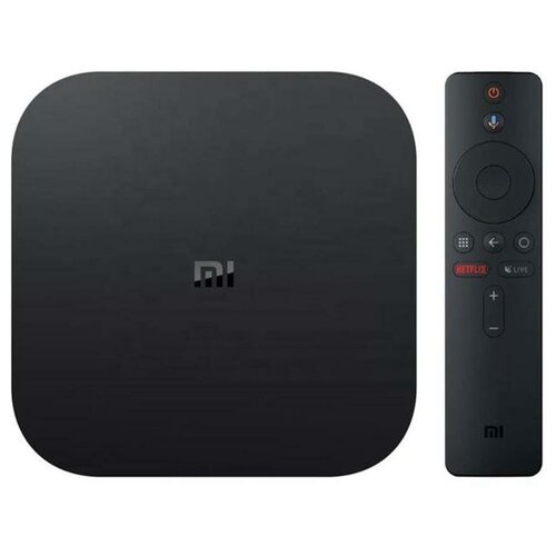 Приставка Смарт ТВ Xiaomi Mi Box S 4К 2 Гб 8 Гб Wi-Fi Bluetooth USBAndroid TVчерная XIAOMI 932900₽