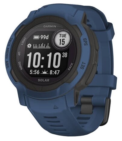 Умные часы Garmin Instinct 2 Solar, приливно-голубой