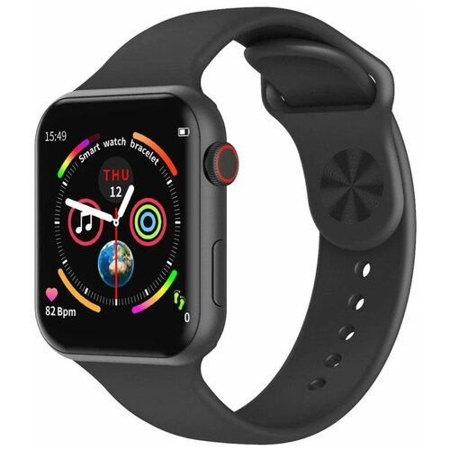 Умные смарт часы Smart Watches WearFit 38 мм IOSAndroid с тонометром пульсоксиметром электрокардиографом шагомером личным тренером Чёрный 249000₽