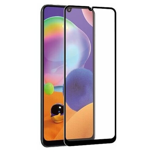 Защитное стекло 2.5D (бронестекло) для Samsung Galaxy A02, A12, M12, M13, M23 5G, M33 5G Черный