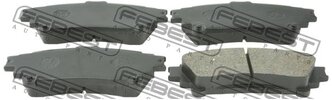 Дисковые тормозные колодки задние FEBEST 0101-GGL15R для Lexus, Toyota (4 шт.)