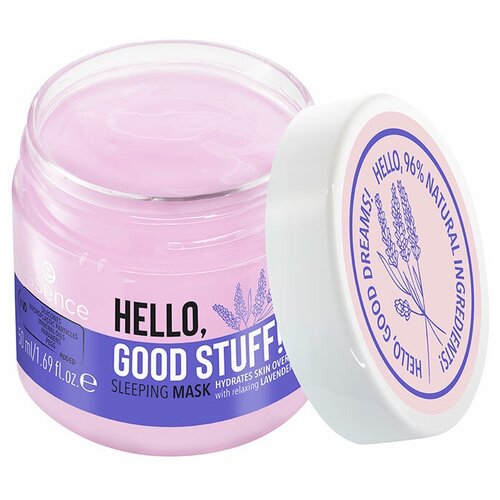 Маска для лица ESSENCE HELLO, GOOD STUFF! увлажняющая ночная