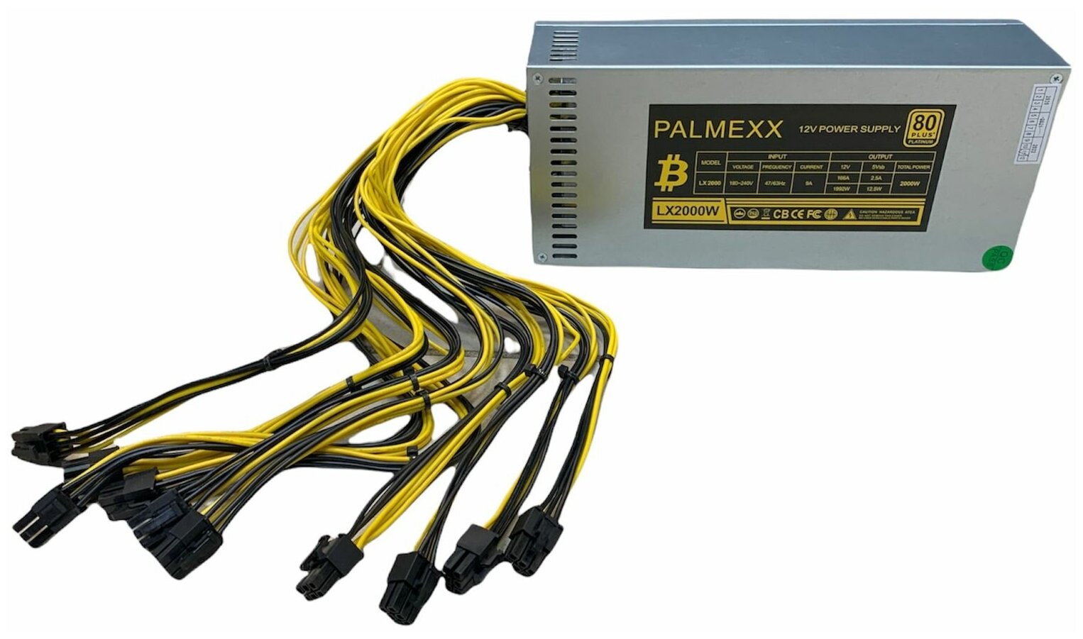 Блок питания PALMEXX 2000W 90PLUS для асика 10x6PIN