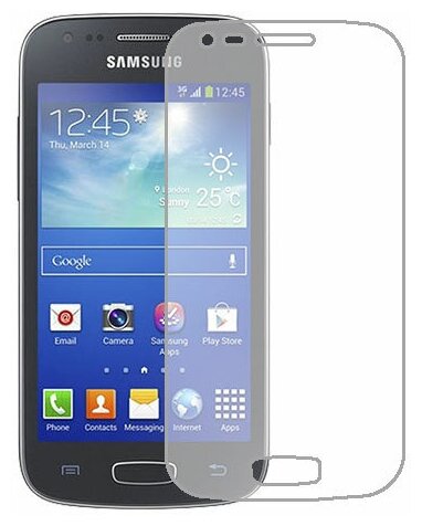 Samsung Galaxy Ace 3 защитный экран Гидрогель Прозрачный (Силикон) 1 штука