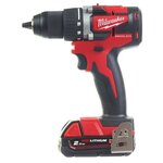 Аккумуляторный шуруповерт Milwaukee M18 CBLDD-202C - изображение