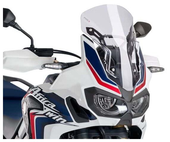 Стекло ветровое HONDA CRF1000L AFRICA TWIN `16-`17 RACING, прозрачное PUIG