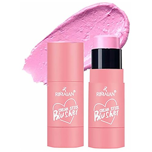 Rimalan Румяна-карандаш Cream Stick Blushes, 01 искрящийся розовый